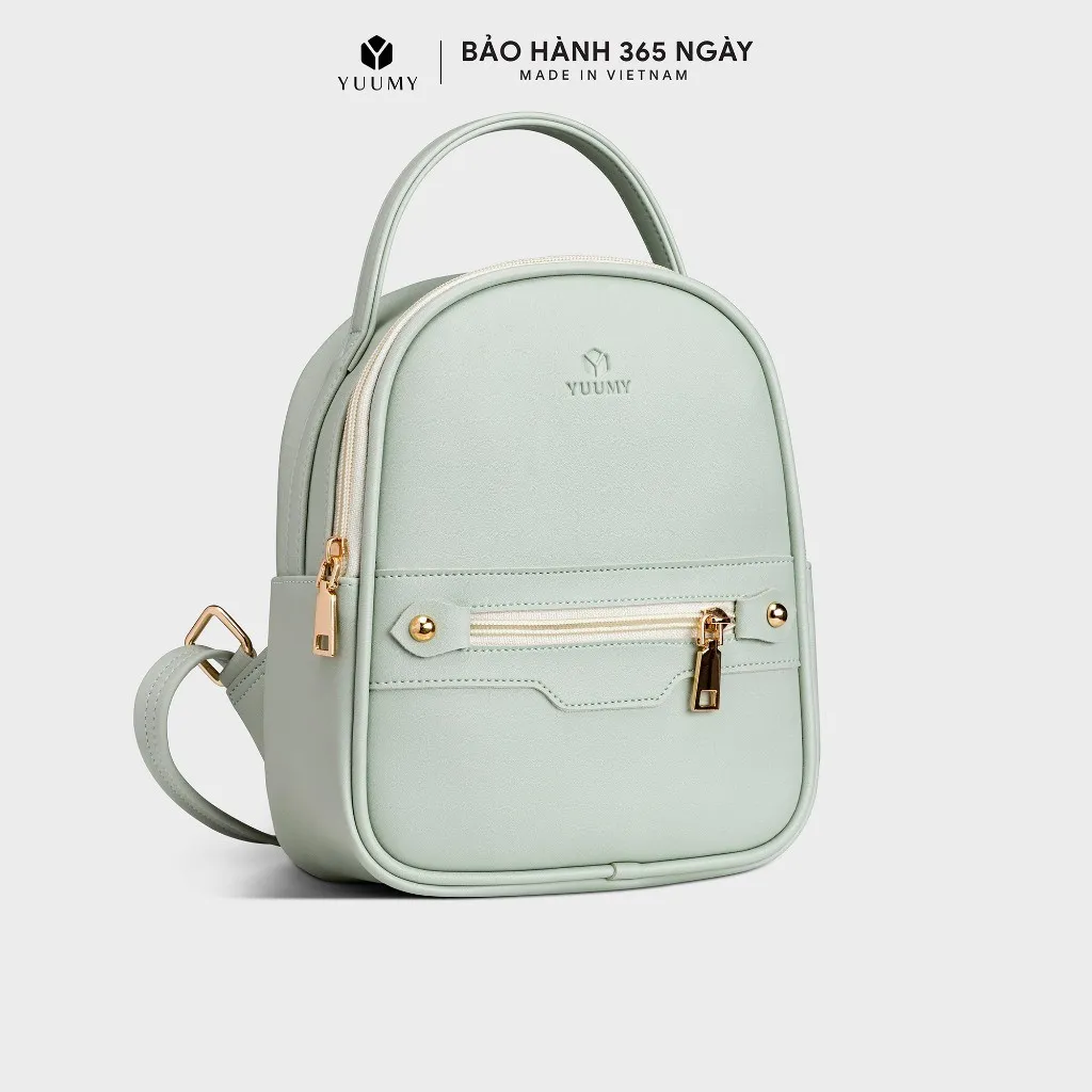 Ảnh Balo Yuumy (Thời trang nữ mini phối khóa - Balo da YBA25) 2