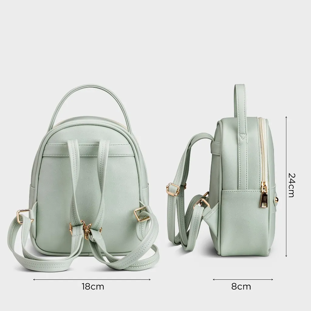 Ảnh Balo Yuumy (Thời trang nữ mini phối khóa - Balo da YBA25) 4