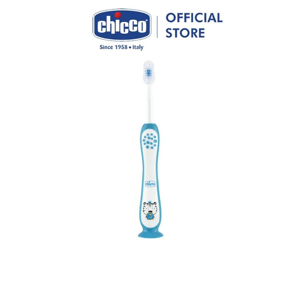 Ảnh Bàn chải đánh răng Hổ xanh/Hà mã hồng Chicco 3-6Y 2