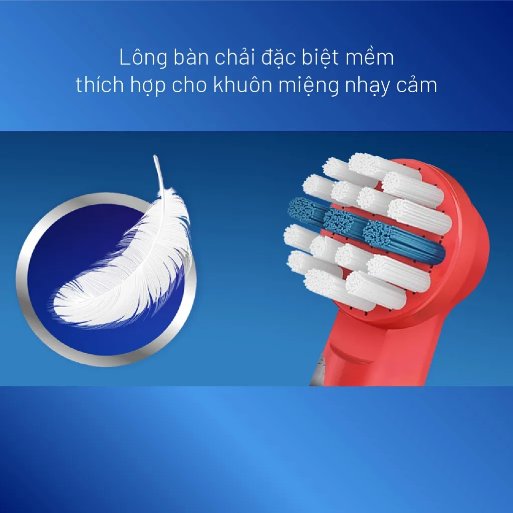 Ảnh Bàn chải đánh răng điện trẻ em Oral-B Vitality D12 Disney Cars- Hàng chính hãng bảo hành 24 tháng 2