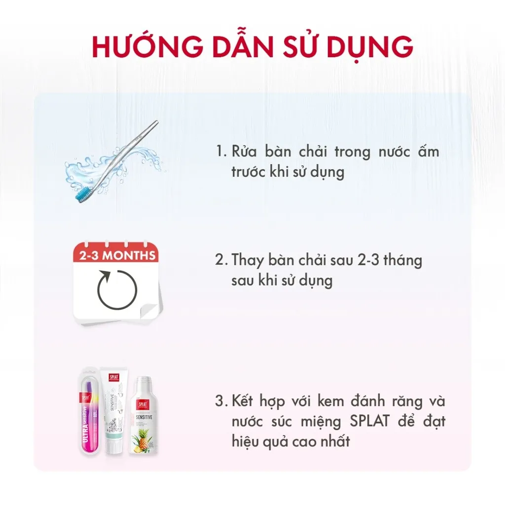 Ảnh Bàn Chải Đánh Răng SPLAT Whitening Lông Chải Cao Su, Đầu Tròn Làm Trắng Răng Loại Bỏ Mảng Bám Hiệu Quả - Màu Hồng 3