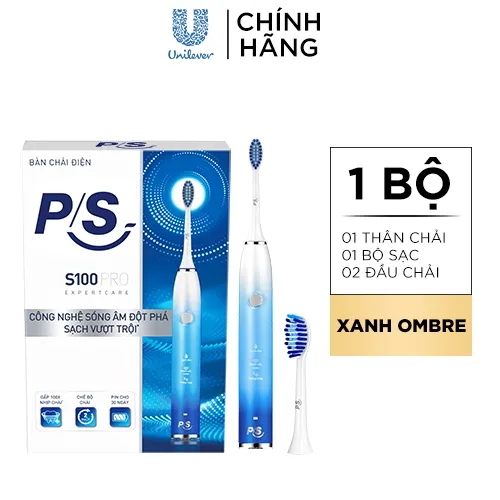 Ảnh Bàn Chải Điện P/S S100 PRO - Công Nghệ Sóng Âm, Chải Sạch Mảng Bám Tới 10X 2