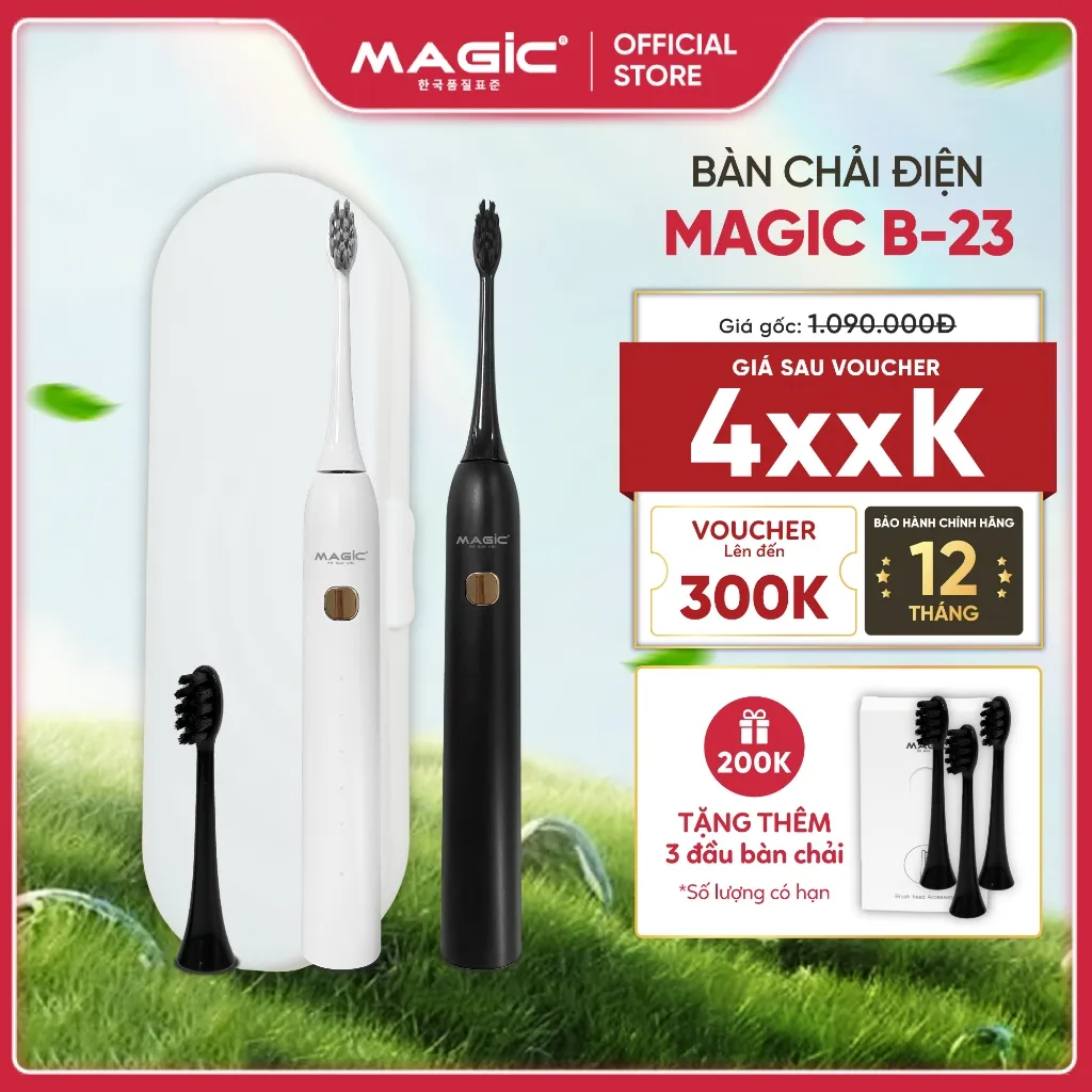 Ảnh Bàn chải điện Magic B-23, 5 chế độ, chăm sóc răng miệng toàn diện. 1