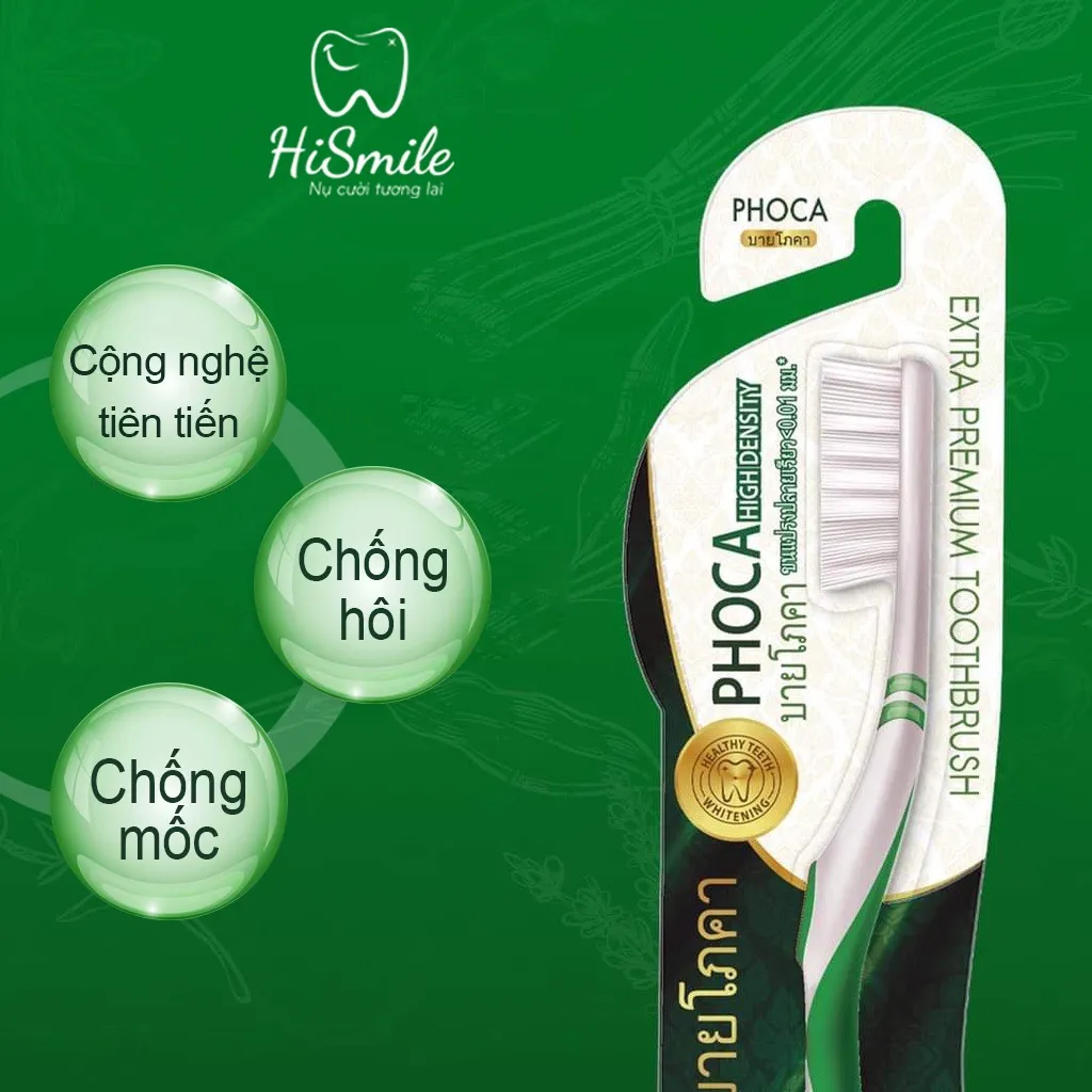Ảnh Bàn Chải Phoca Chính Hãng Thái Lan Siêu Mềm, Đánh Cực Sạch 2