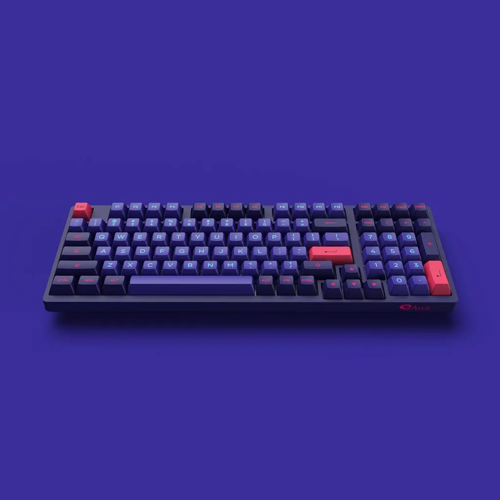 Ảnh Bàn phím cơ AKKO 3098 NEON Bàn phím cơ AKKO 3098 NEON ( USB Type c/ Led Rainbow/ ASA Profile) 2