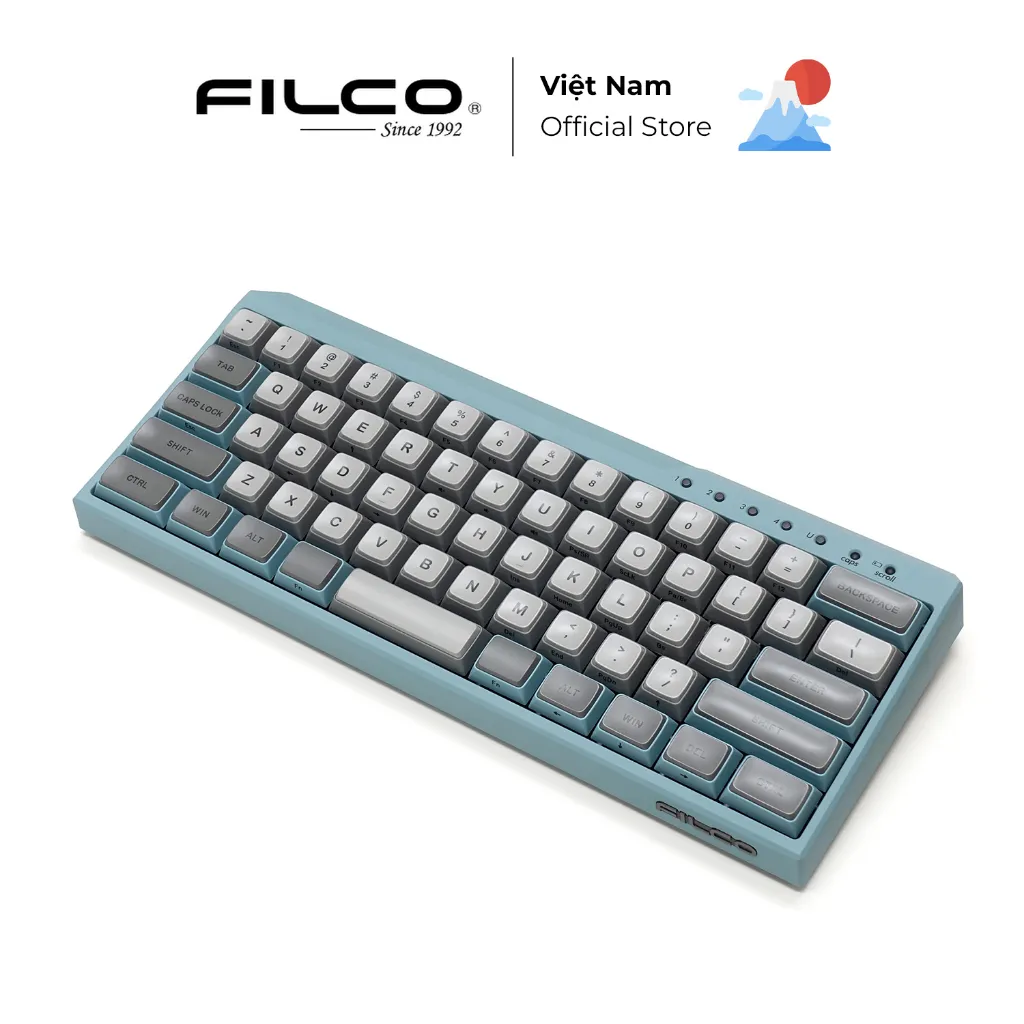 Ảnh Bàn phím cơ Bluetooth Filco Minila-R Convertible ASAGI - Hàng chính hãng 2
