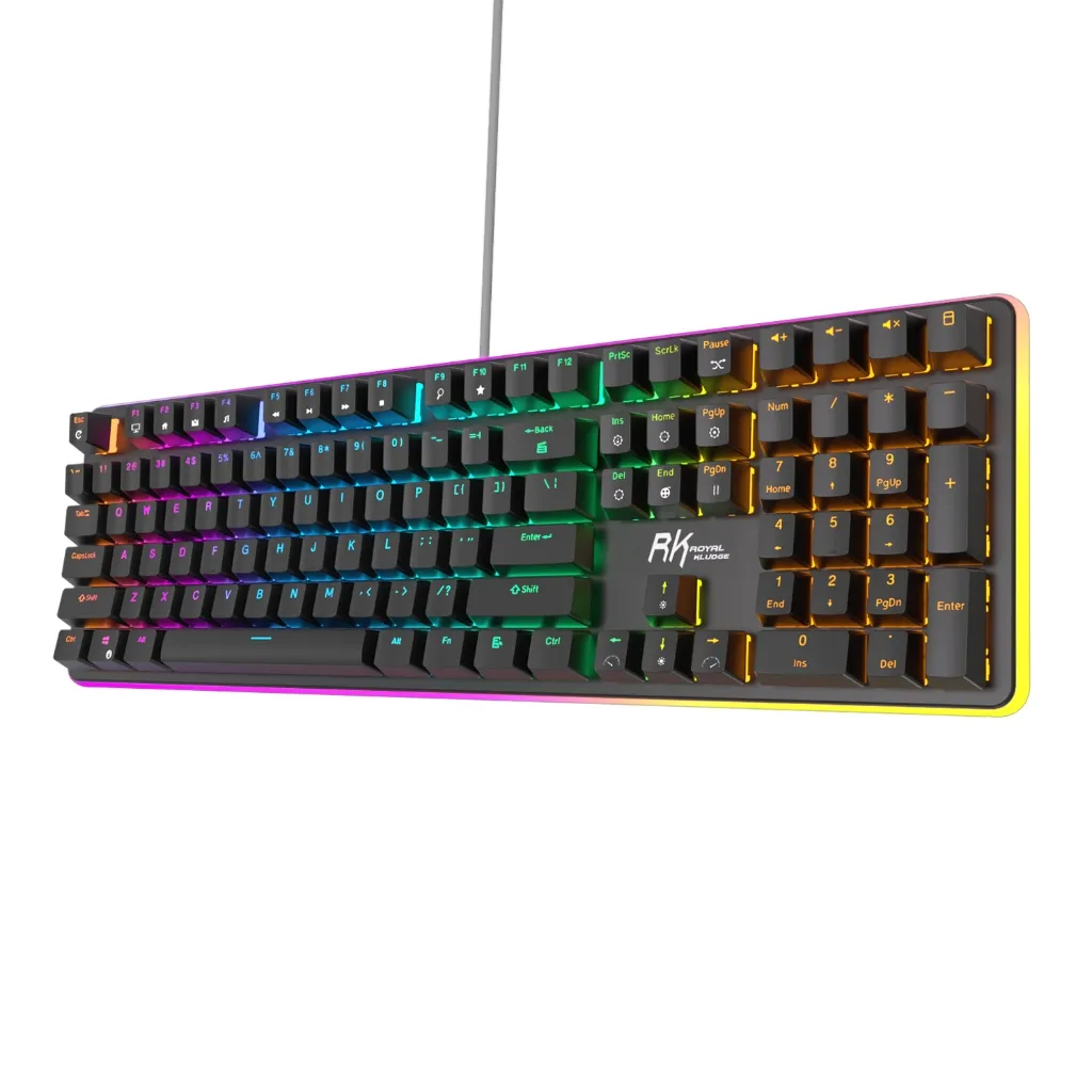 Ảnh Bàn phím cơ có dây có đèn nền Royal Kludge Rk918 Full RGB Gateron / Cherry / Outemu Switch Rk918 2