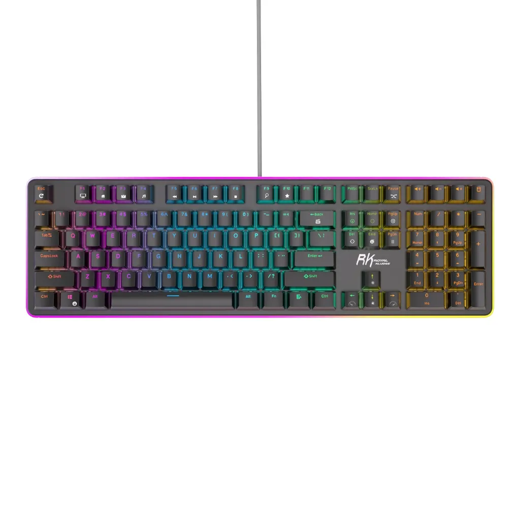 Ảnh Bàn phím cơ có dây có đèn nền Royal Kludge Rk918 Full RGB Gateron / Cherry / Outemu Switch Rk918 3