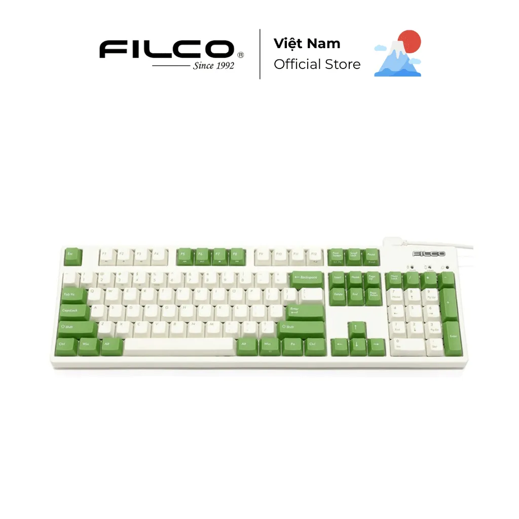 Ảnh Bàn phím cơ Filco Majestouch Convertible 3X Matcha - Fullsize - Hàng Chính Hãng 2