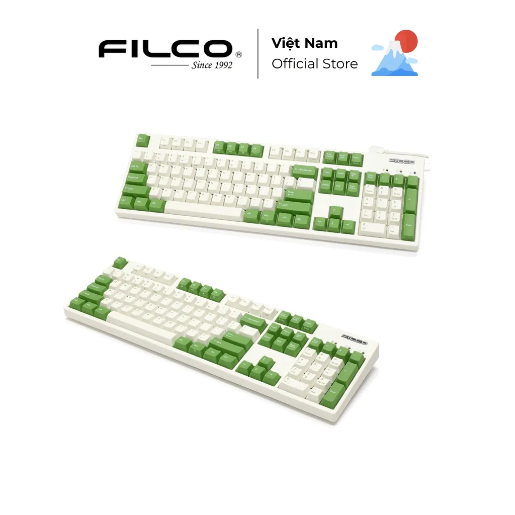 Ảnh Bàn phím cơ Filco Majestouch Convertible 3X Matcha - Fullsize - Hàng Chính Hãng 3