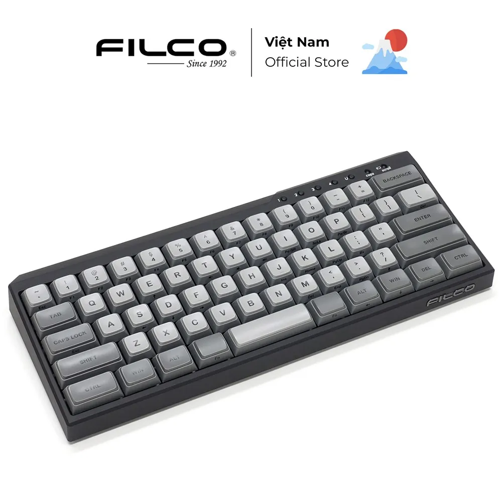 Ảnh Bàn phím cơ Filco Minila-R Convertible Matte Black - Hàng Chính Hãng 2