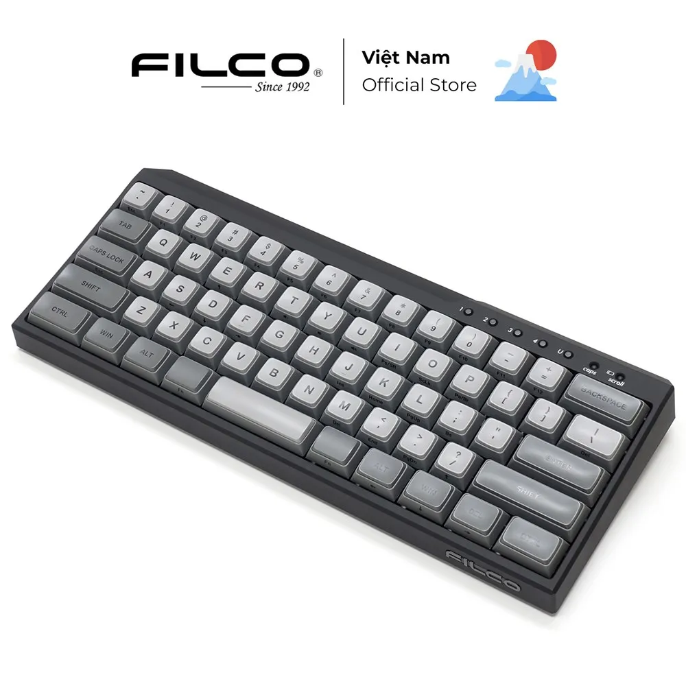 Ảnh Bàn phím cơ Filco Minila-R Convertible Matte Black - Hàng Chính Hãng 3