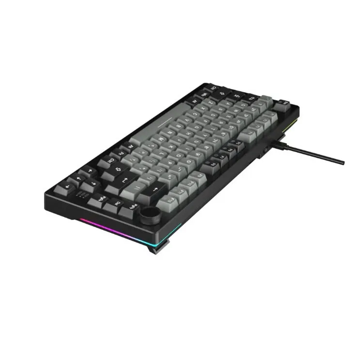 Ảnh Bàn phím cơ Gaming DAREU EK75 Grey Black (Multi-Led, PBT Double Shot OEM profile) 2