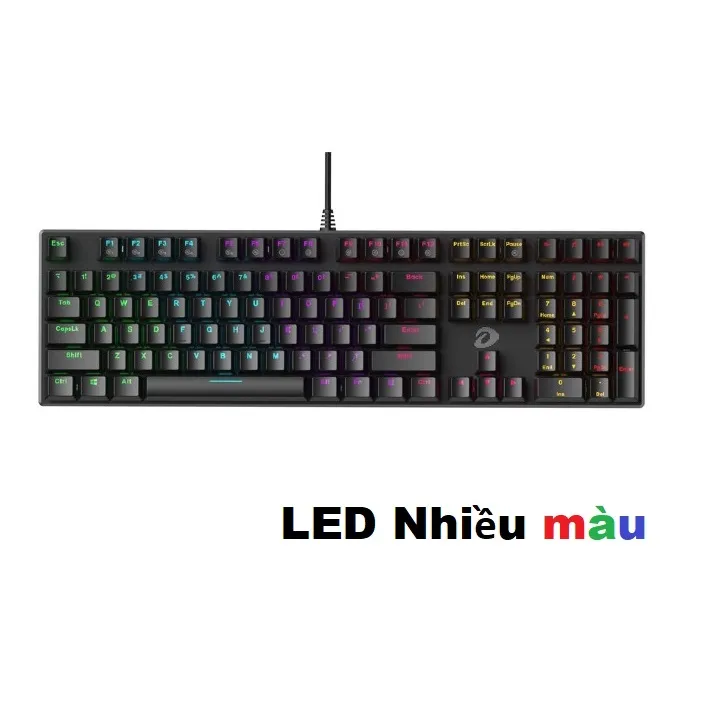 Ảnh Bàn phím cơ Gaming DAREU EK810 Pink / Black (MULTI-LED, Blue/ Brown/ Red D switch) 2