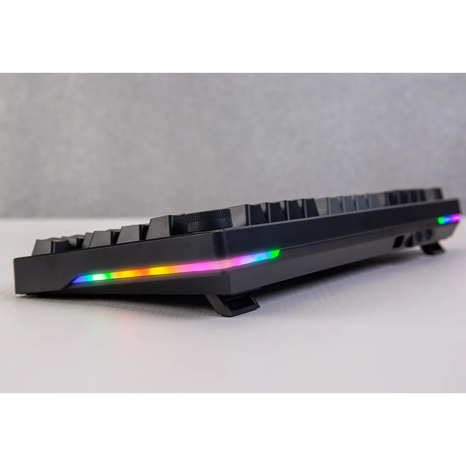 Ảnh Bàn phím cơ không dây DAREU EK75 PRO BLACK GOLDEN (Hotswap,Pin:3750mAh,Triple Mode,Gasket Mount,RGB) 4