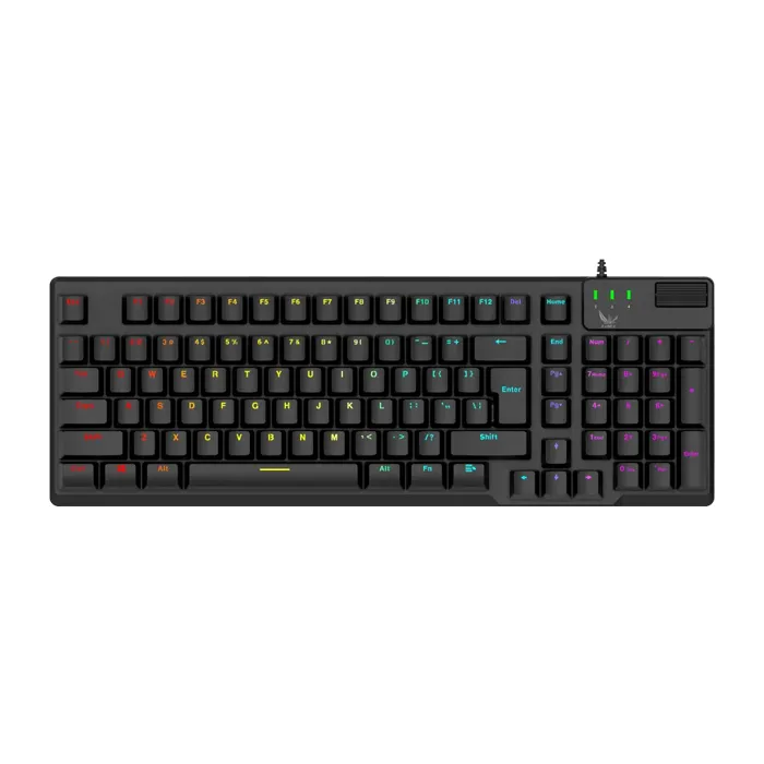 Ảnh Bàn Phím Gaming Zadez G-850K Gen 2, Switch Quang, LED RGB, Full Size, Gõ Êm, Bền Bỉ, Thiết Kế Game Thủ 1