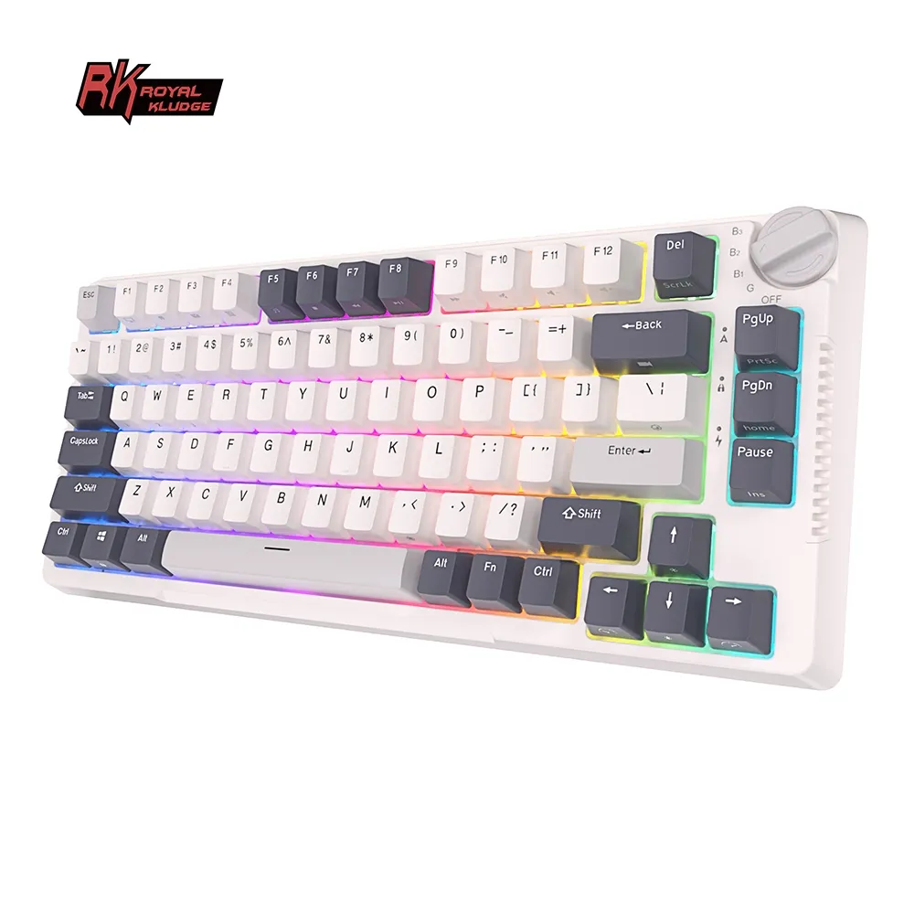 Đánh giá Bàn phím cơ không dây RK H81: 3 chế độ, Hot-swap, RGB