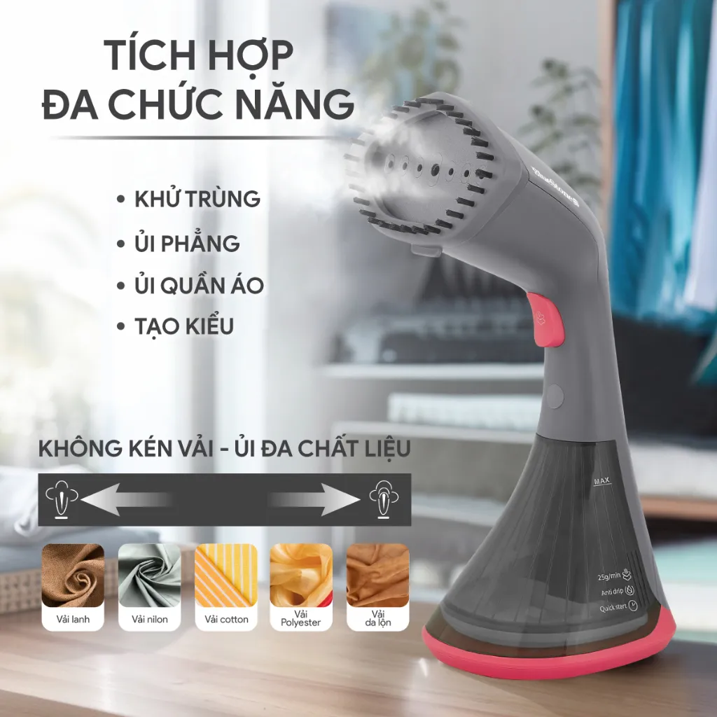 Ảnh Bàn Ủi Hơi Nước Cầm Tay BlueStone GSB-4033 - 1630W 4