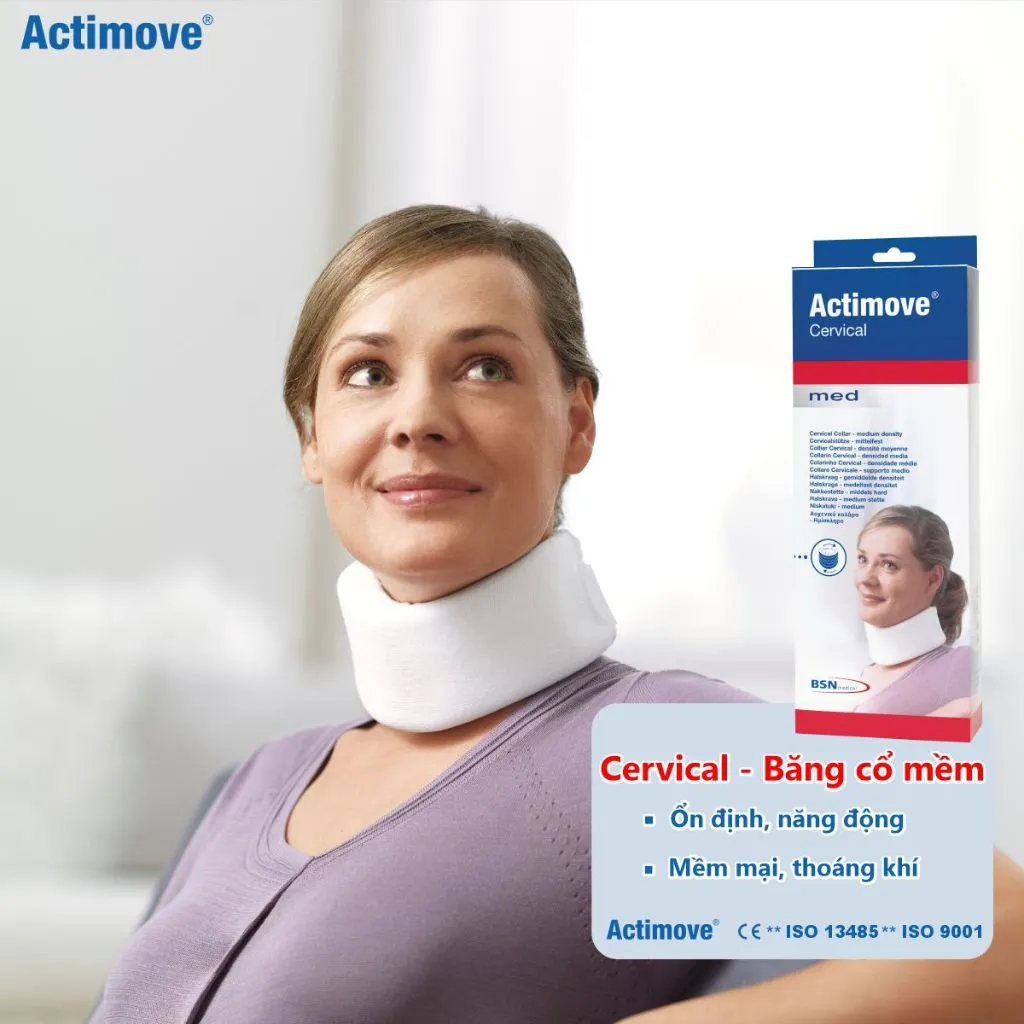 Ảnh Băng Cổ Mềm Hỗ Trợ Vùng Cổ Actimove Cervical 3