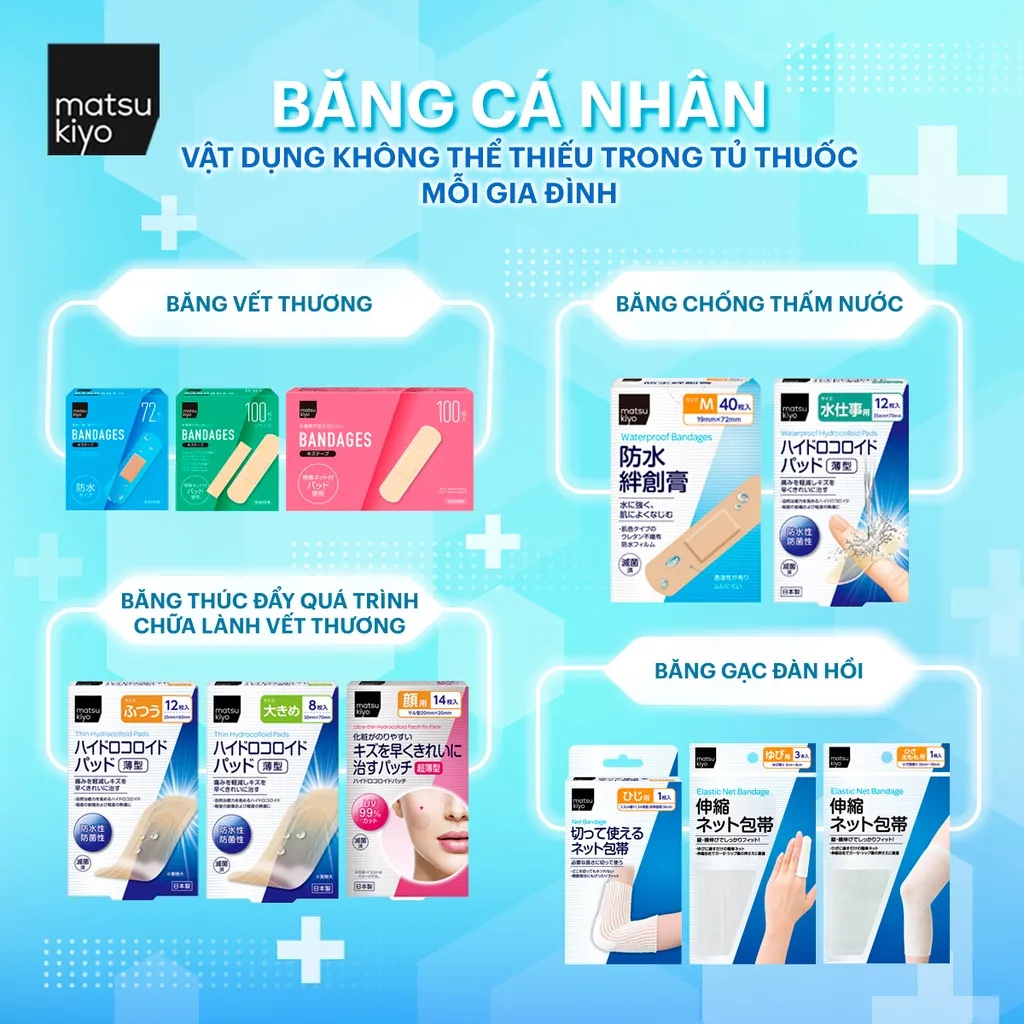 Ảnh Băng dán vết thương chống thấm nước matsukiyo 72 miếng 2