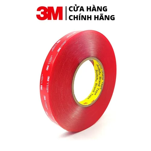 Ảnh Băng keo cường lực 2 mặt 3M™  VHB 4910 - Keo màu trong, độ dày 1mm  kết dính cao 3