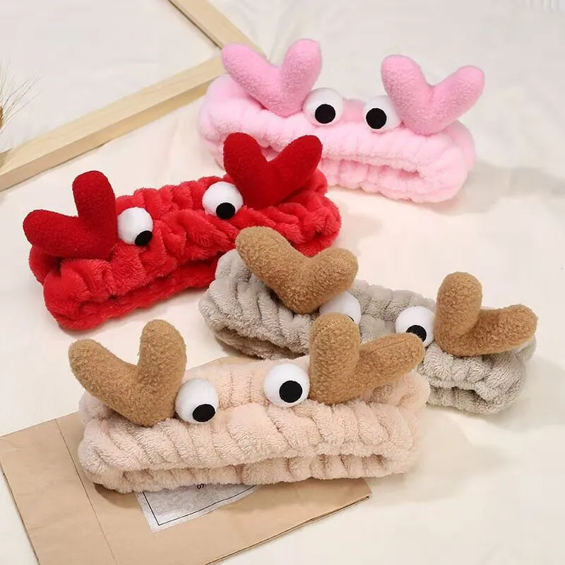 Ảnh Băng đô tóc rửa mặt trang điểm Laboon, bờm tóc chất liệu vải nhung co giãn mềm mịn 2