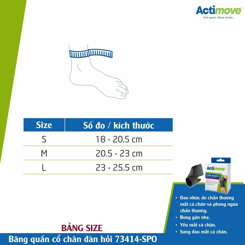 Ảnh Băng quấn cổ chân 73414-SPO Actimove Ankle Support 4