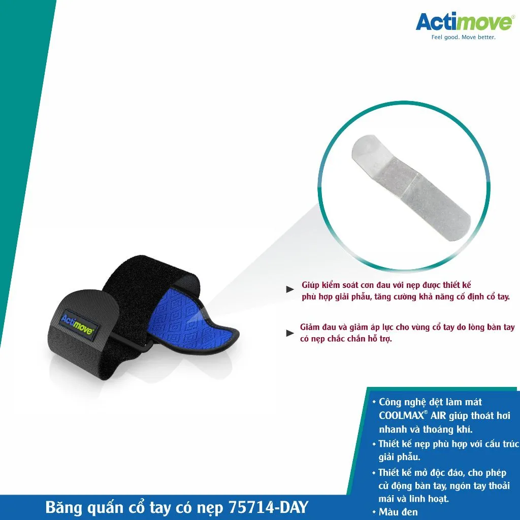 Ảnh Băng quấn cổ tay có nẹp 75714-DAY Actimove Wrist Stabilizer Carpal 3
