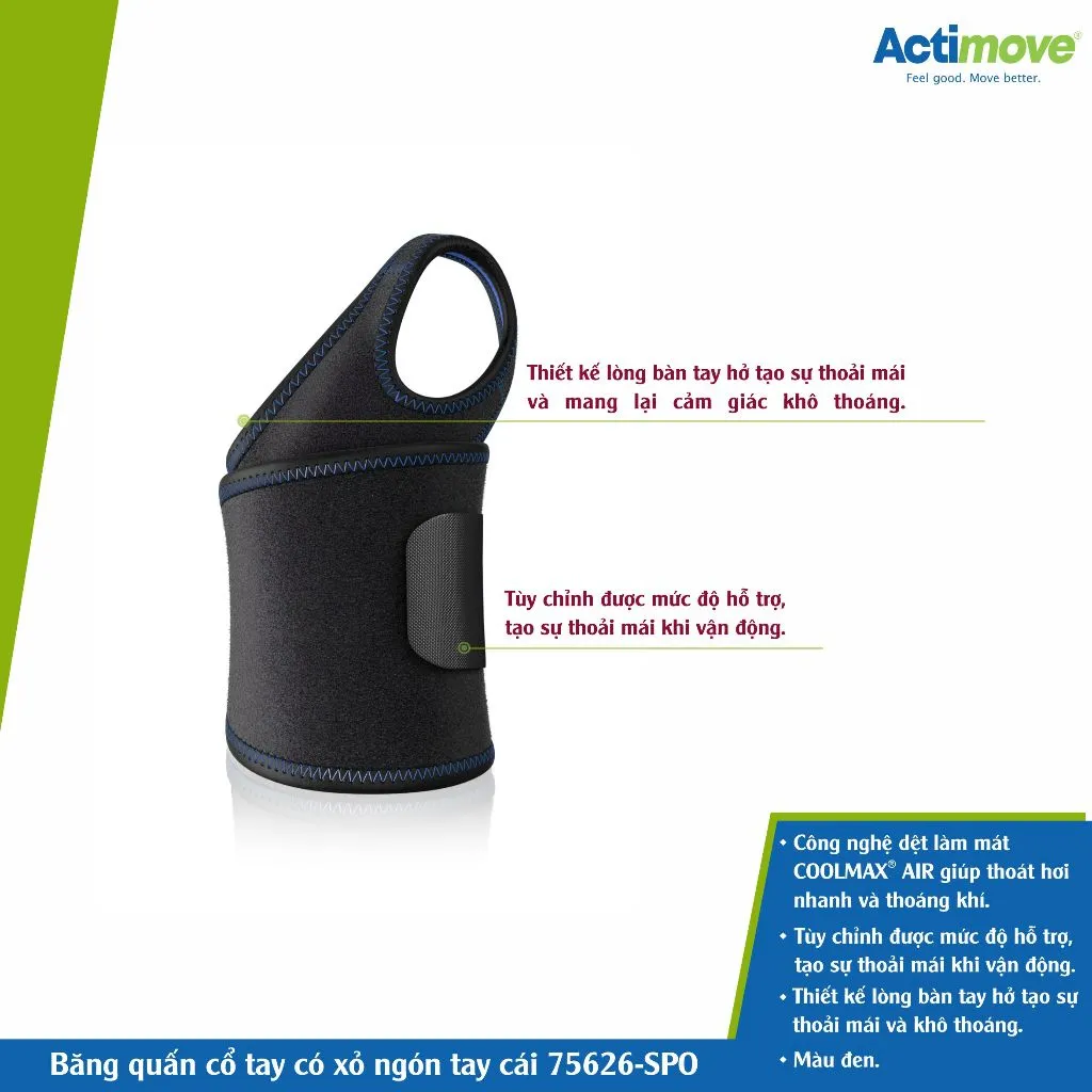 Ảnh Băng quấn cổ tay có xỏ ngón tay cái 75626-SPO Actimove Wrist Support 3