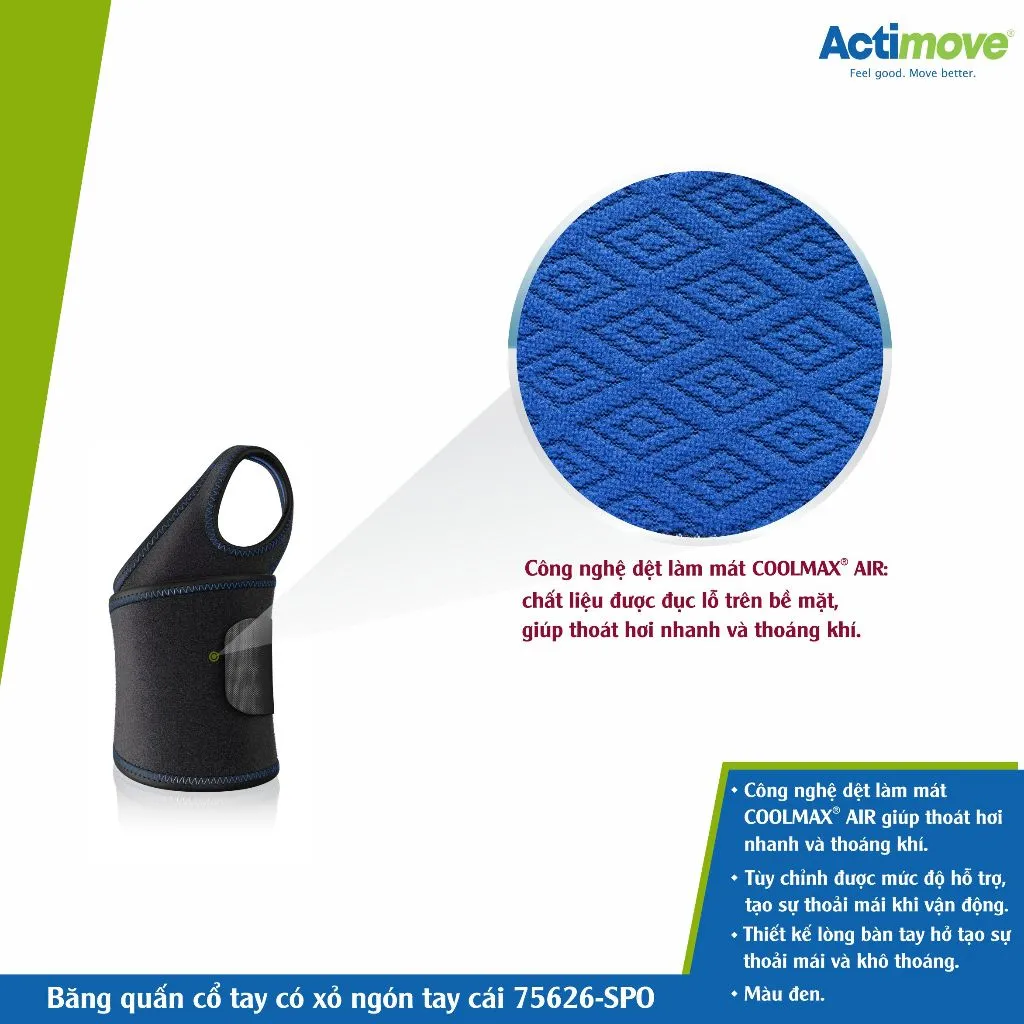 Ảnh Băng quấn cổ tay có xỏ ngón tay cái 75626-SPO Actimove Wrist Support 4