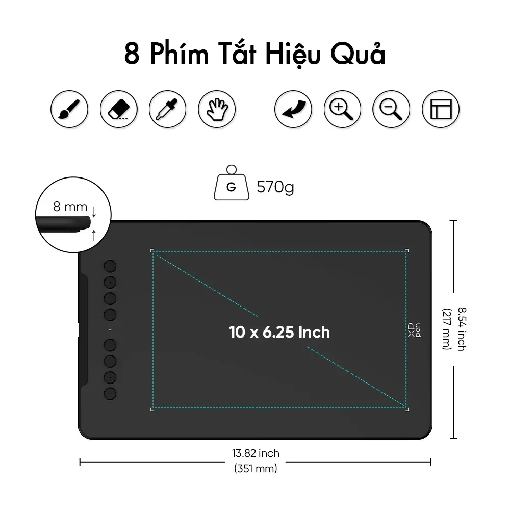Ảnh Bảng Vẽ Điện Tử XP-Pen Deco 01 V3 – 16K - Hàng Chính Hãng 4