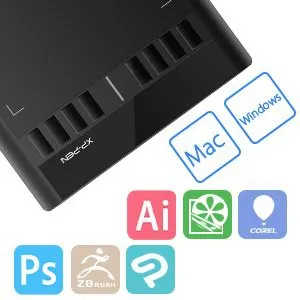 Ảnh Bảng Vẽ Điện Tử XP-Pen Star 03 v2 12inch Lực Nhấn 8192 Bút Stylus Không Sạc Chính Hãng 2