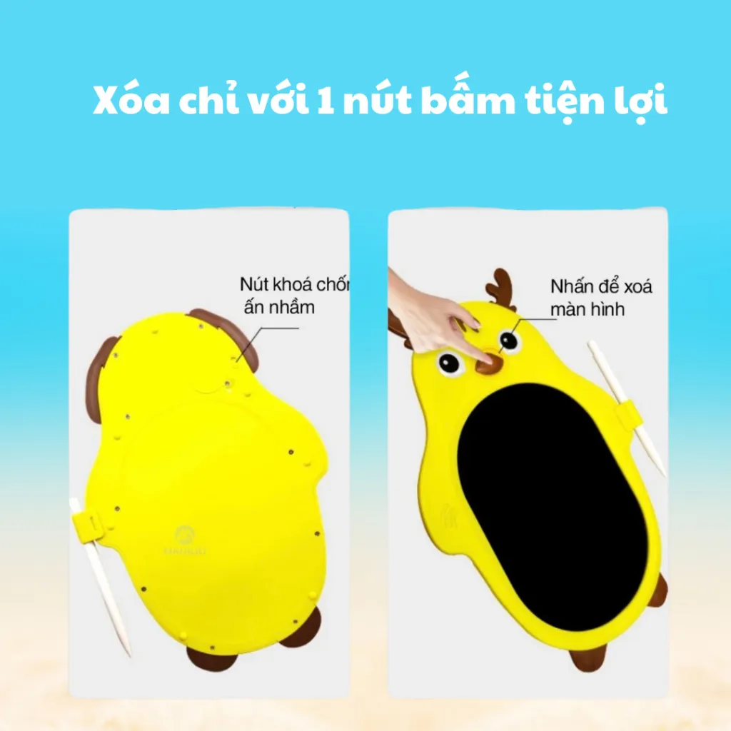 Ảnh Bảng vẽ tự xóa thông minh đa sắc KSD01 8.5inch màn hình LCD chống bức xạ ánh sáng xanh bảo hành 1năm 2