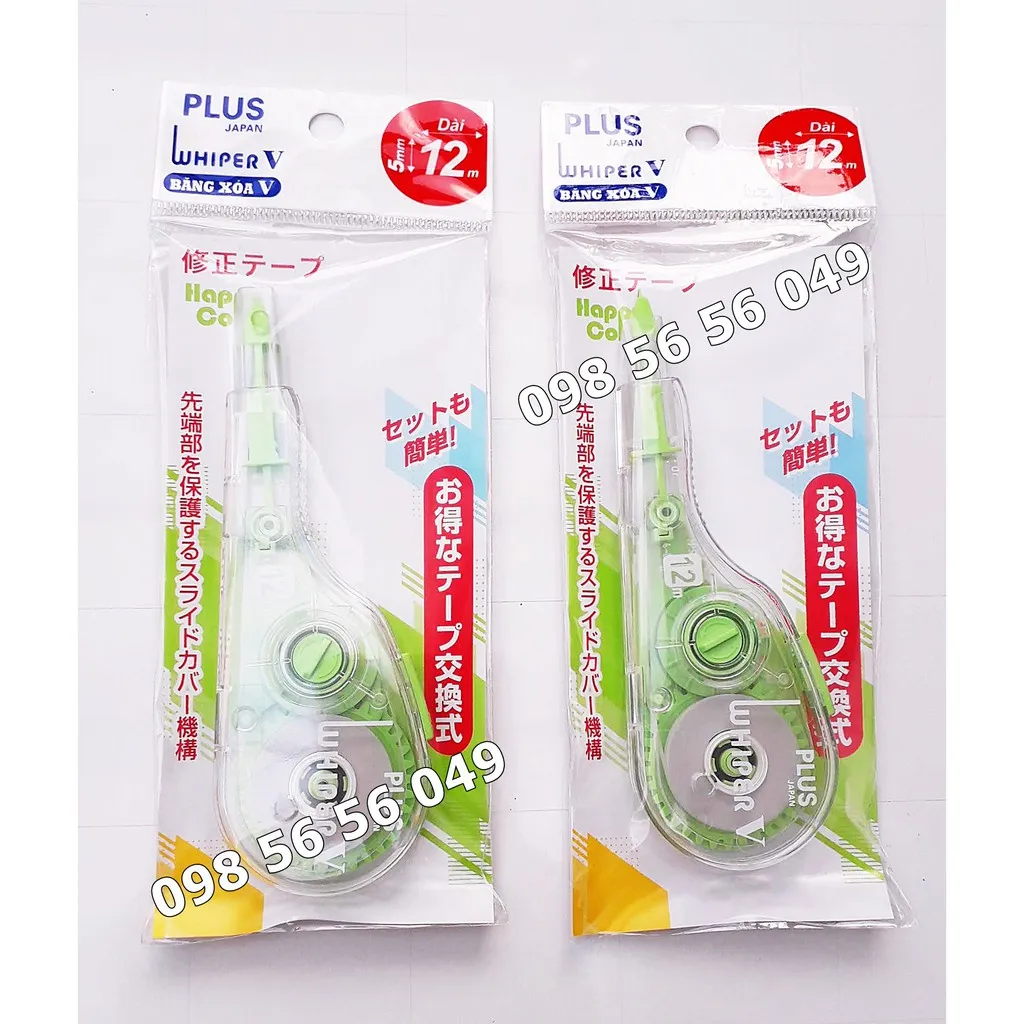 Ảnh Băng xóa kéo Thiên Long Plus WH-105T | Viết xóa kéo Plus Whisper V 2