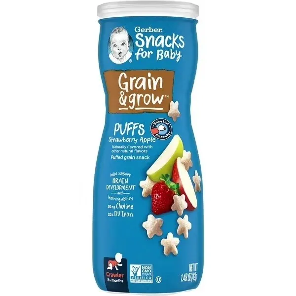 Ảnh Bánh ăn dặm Gerber nhiều hương vị cho bé từ 8 tháng - 42gr/hộp 4