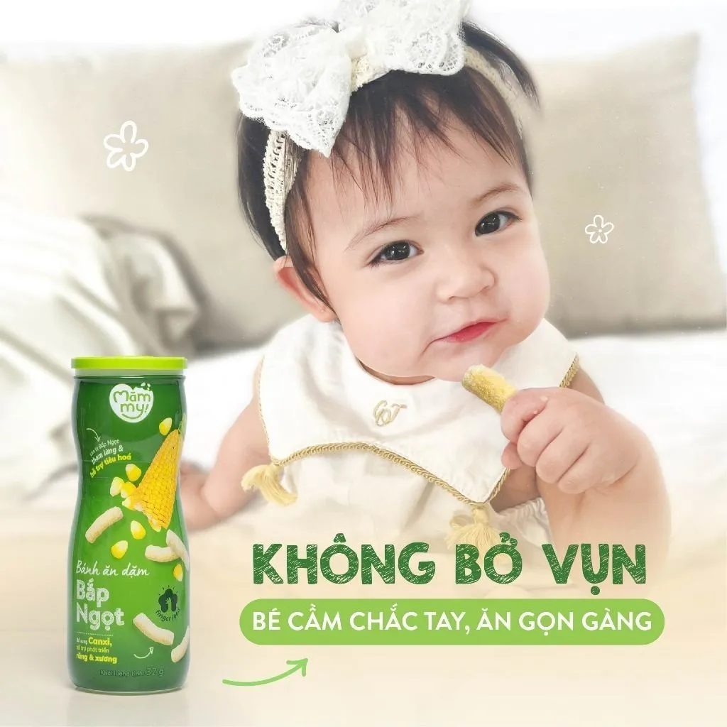 Ảnh Bánh ăn dặm hũ Mămmy vị trái cây và rau củ giúp hỗ trợ tiêu hoá cho bé 6 tháng tuổi, hũ 32-50g 3