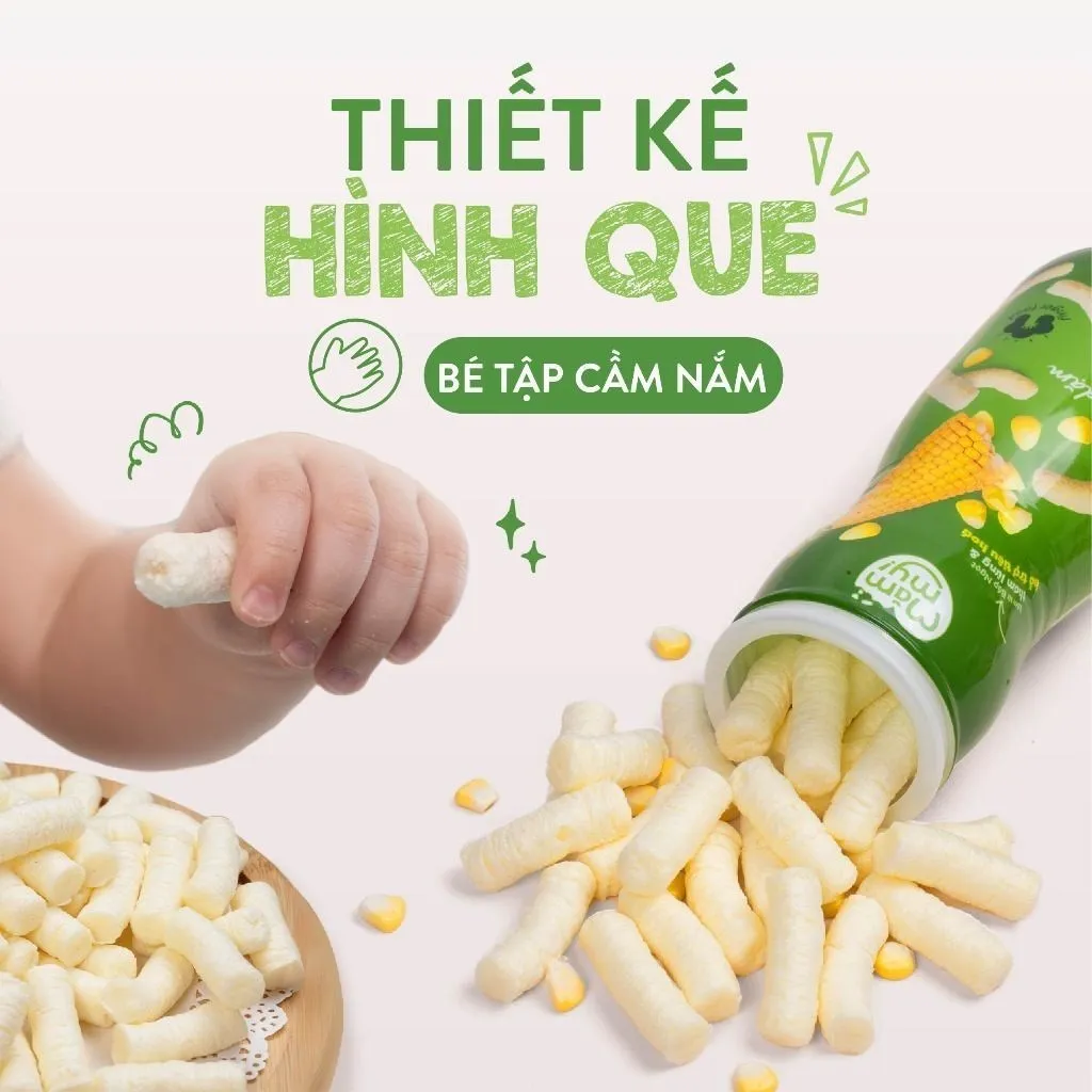 Ảnh Bánh ăn dặm hũ Mămmy vị trái cây và rau củ giúp hỗ trợ tiêu hoá cho bé 6 tháng tuổi, hũ 32-50g 4