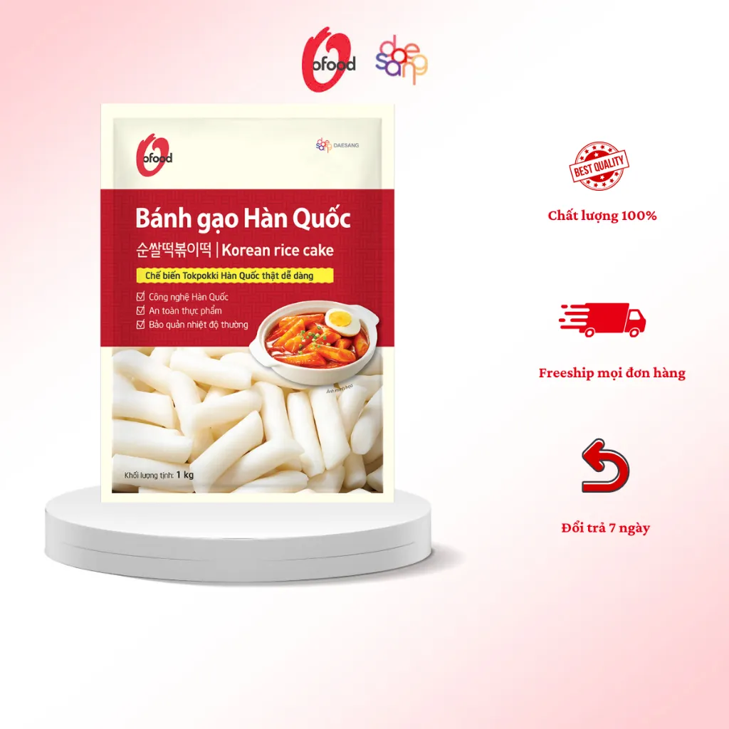 Ảnh Bánh gạo Hàn Quốc O'Food, 100% làm từ gạo cao cấp, dẻo, dai, thơm, ngon 2