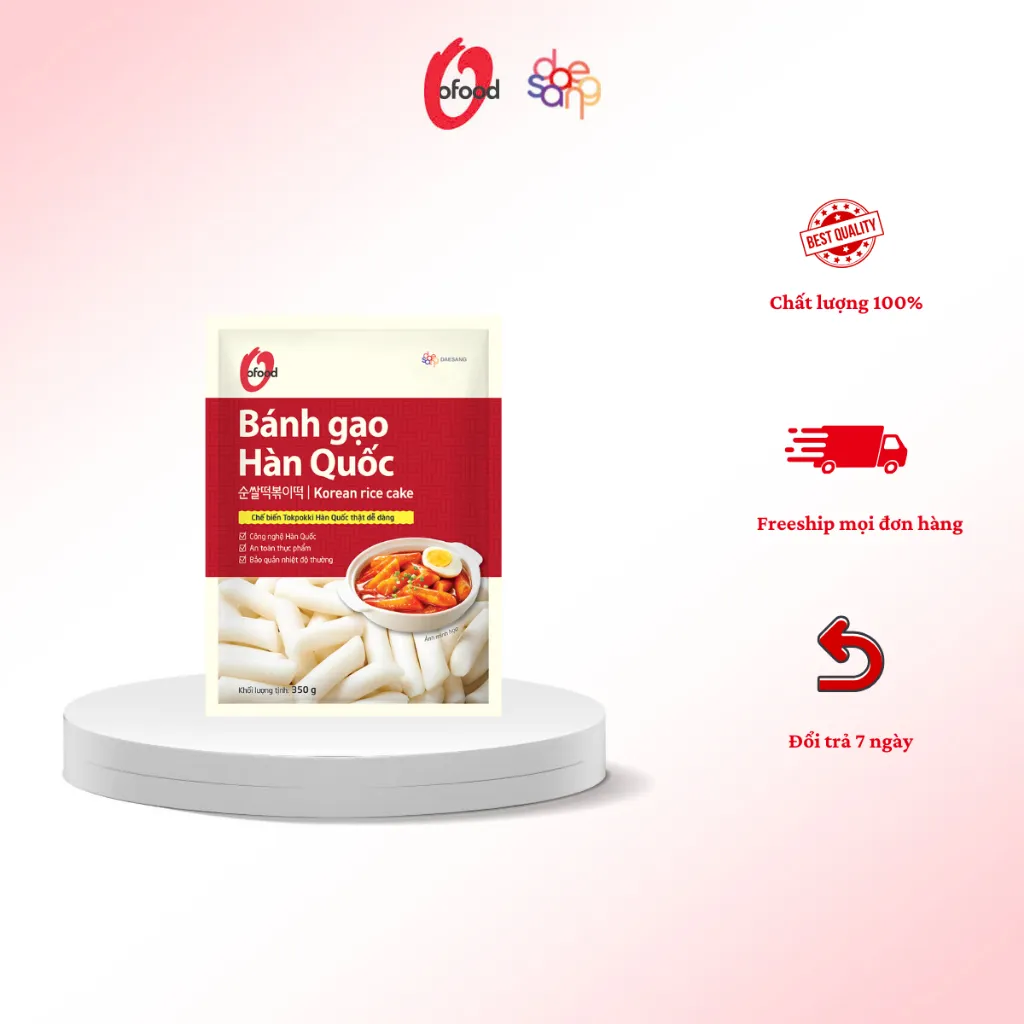 Ảnh Bánh gạo Hàn Quốc O'Food, 100% làm từ gạo cao cấp, dẻo, dai, thơm, ngon 3