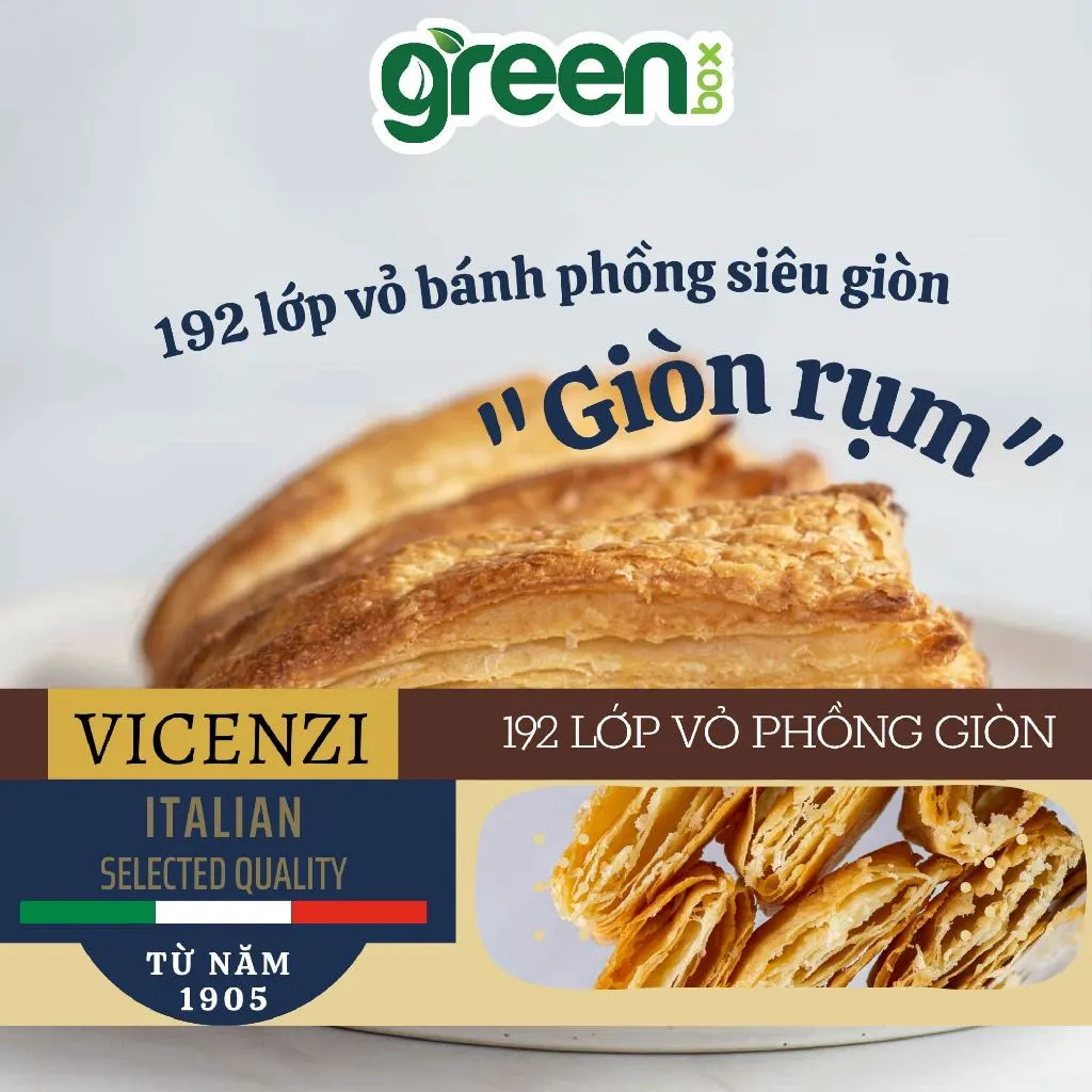 Ảnh Bánh ngàn lớp nhân kem hạt phỉ Minisnack Matilde Vicenzi nhập khẩu Ý 125g 4