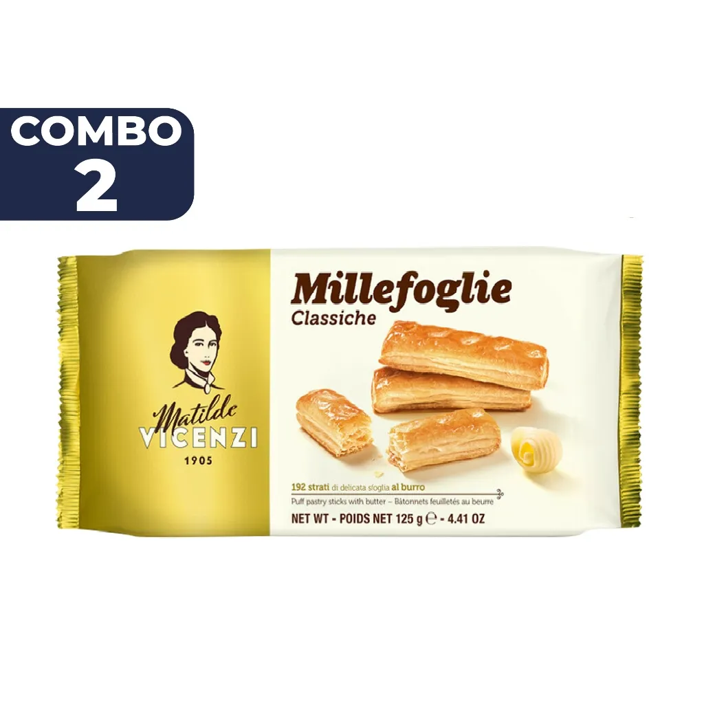 Ảnh Bánh ngàn lớp que vị bơ Classiche Matilde Vicenzi Ý 125g 2