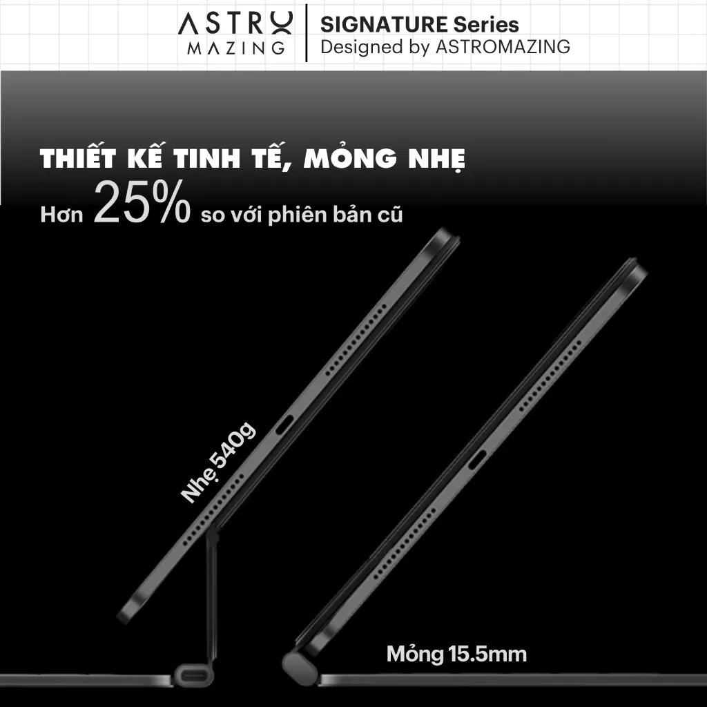 Ảnh Bao da bàn phím AstroMazing Pro Magic Keyboard dành cho 11 12.9 Air 4 5 10 3