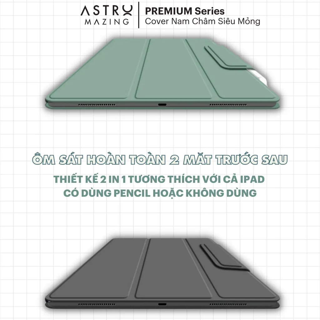 Ảnh Bao da case nam châm AstroMazing siêu mỏng cho iPad Pro 11 Air 4 5 cover Mini 6 3