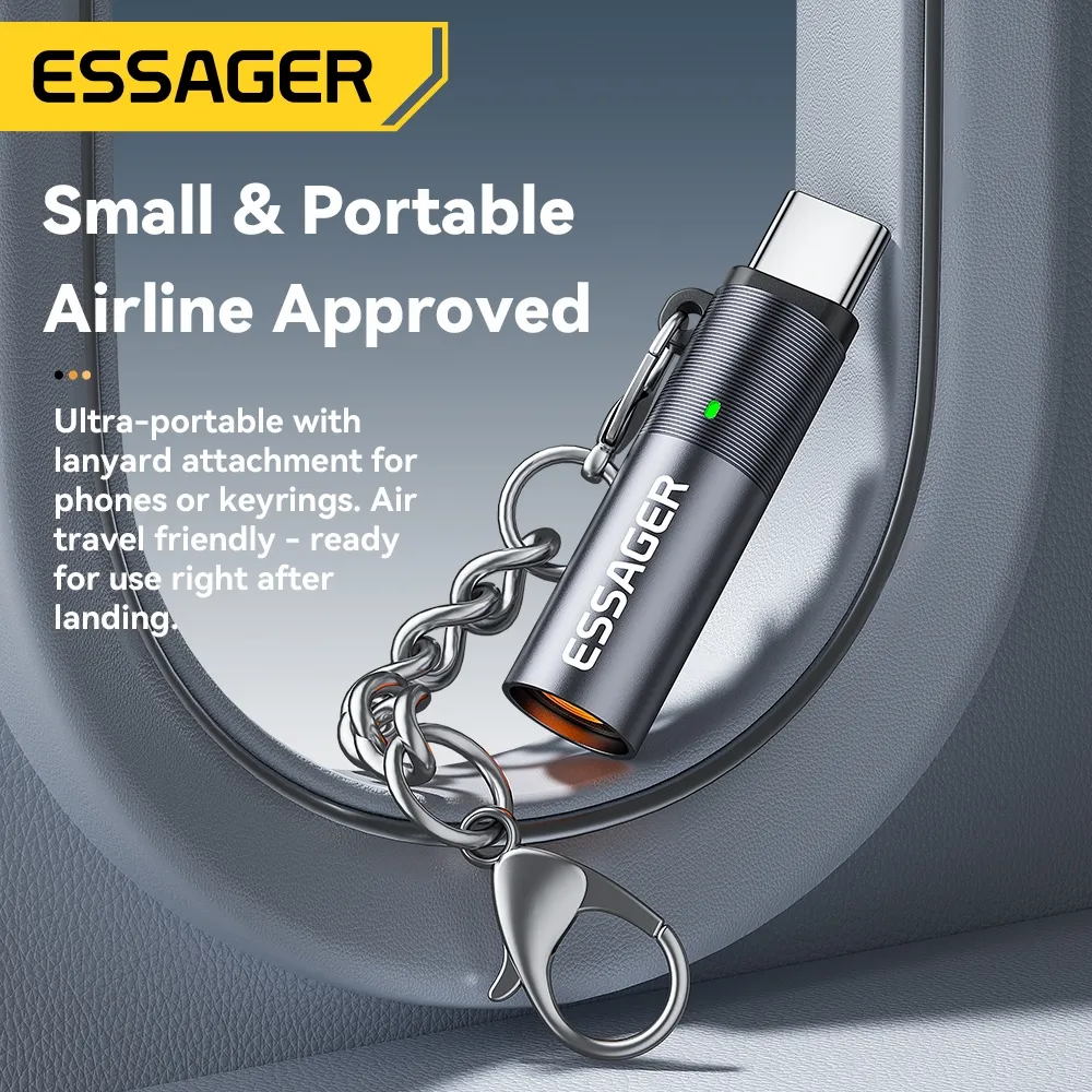 Ảnh Bật lửa thuốc lá điện Essager Mini Type-C Thích hợp cho điện thoại di động powebank 2