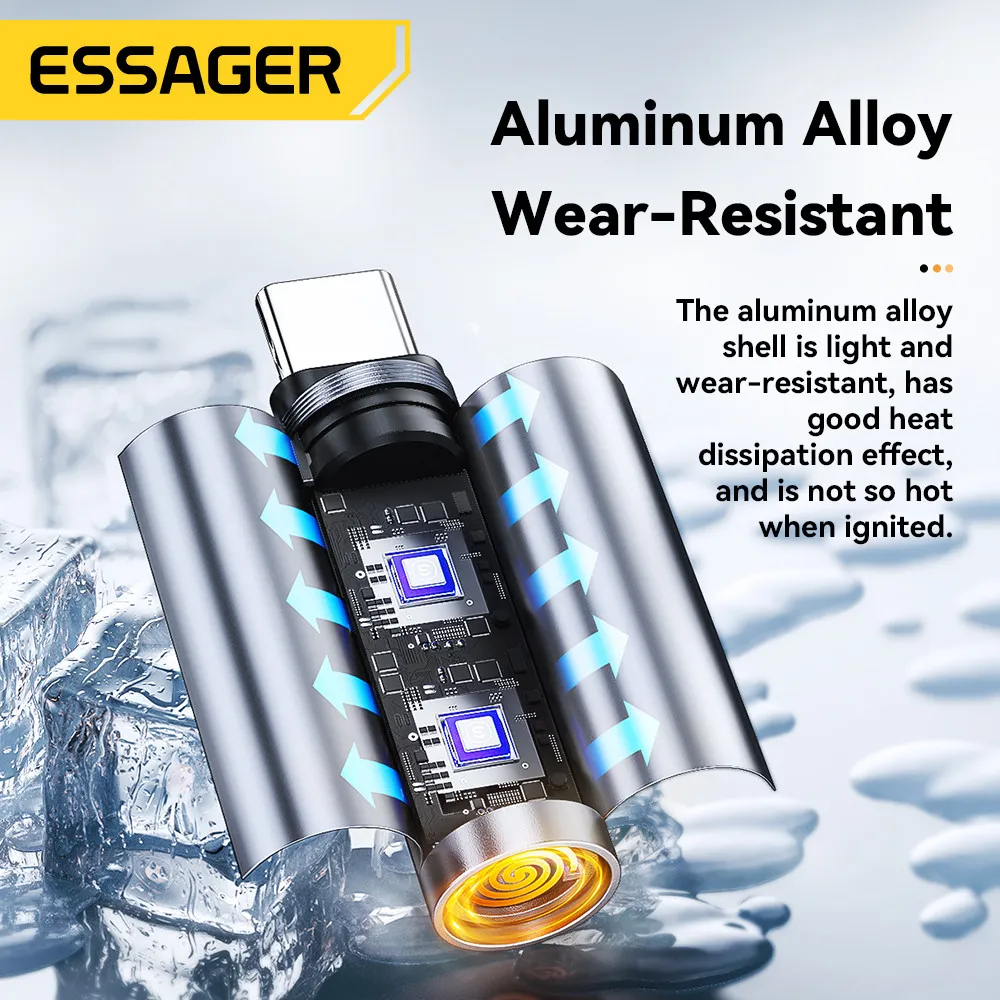 Ảnh Bật lửa thuốc lá điện Essager Mini Type-C Thích hợp cho điện thoại di động powebank 4