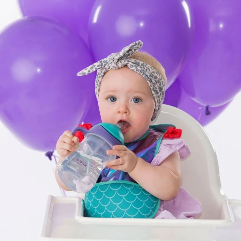 Ảnh b.box Bình nước 360 độ có van chống sặc và tay cầm phiên bản Disney cho bé tập uống nước 240ml 1