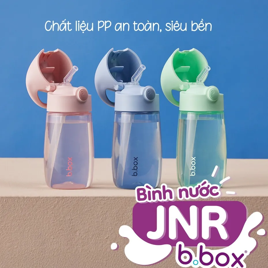 Ảnh b.box Bình nước Jnr. 380ml tích hợp tay cầm, đầu hút silicone cho bé 2