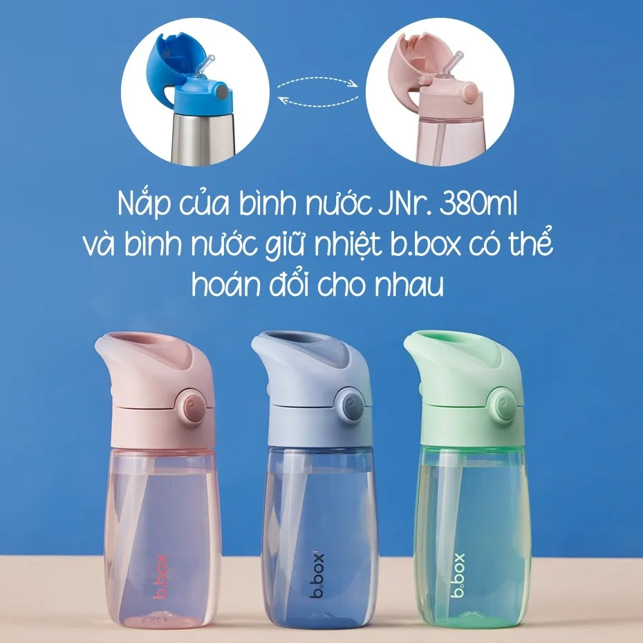 Ảnh b.box Bình nước Jnr. 380ml tích hợp tay cầm, đầu hút silicone cho bé 3
