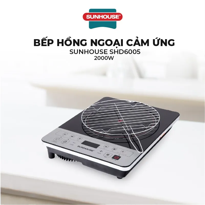 Ảnh Bếp hồng ngoại cảm ứng SUNHOUSE SHD6005 3