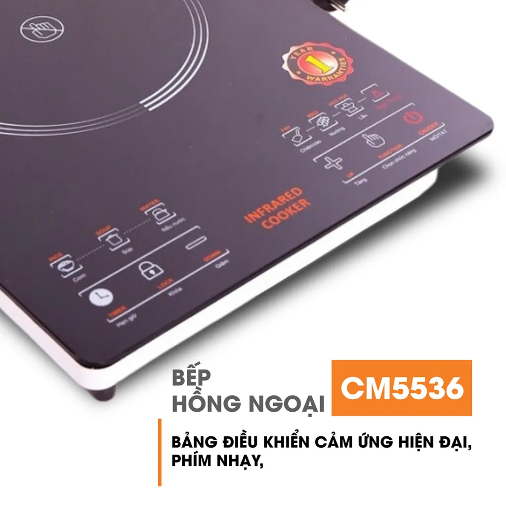 Ảnh Bếp hồng ngoại cảm ứng 2000W COMET - CM5536 2